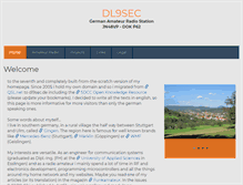 Tablet Screenshot of dl9sec.de